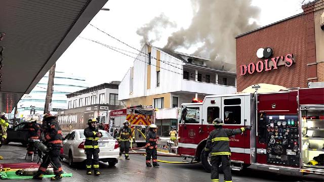 Incendie à St-Georges - Un travail ardu pour les pompiers