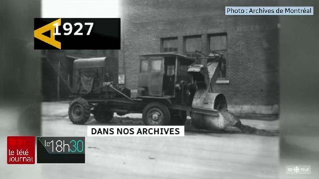Archives : la souffleuse, inventée par un Montréalais